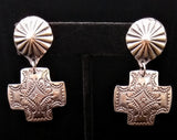Navajo Sterling Silver Earrings by Vincent Platero