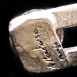 Navajo Sterling Silver with Turquoise and Liberty Mercury Dimes Cuff Bracelet by Betty Yellowhorse