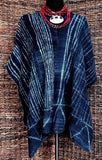 Indigo Mali - Ruana with Scarf
