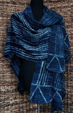 Indigo Mali - Ruana with Scarf