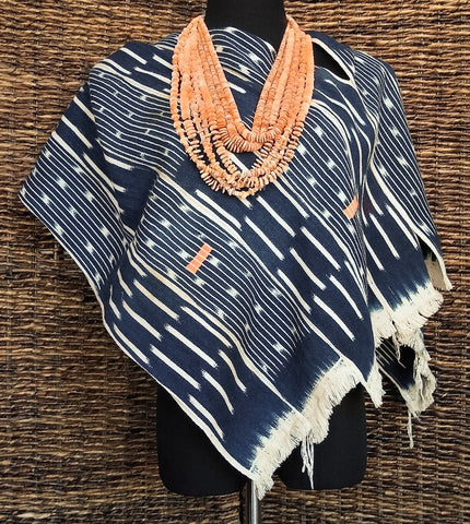 Indigo Baule Textile - Ivory Coast - La Poncha