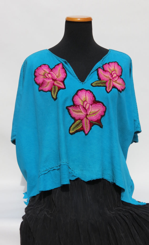 Xochitl™ Huipil - Turquoise