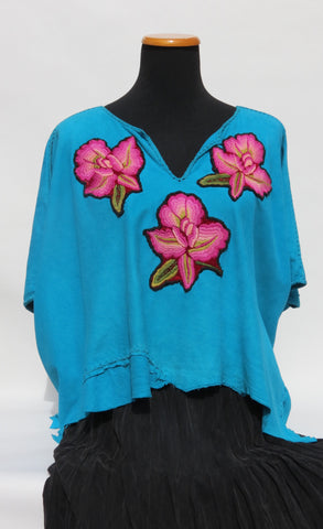 Xochitl™  Huipil - Turquoise