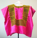 Huipil Tehuana - 27" W x 25" L