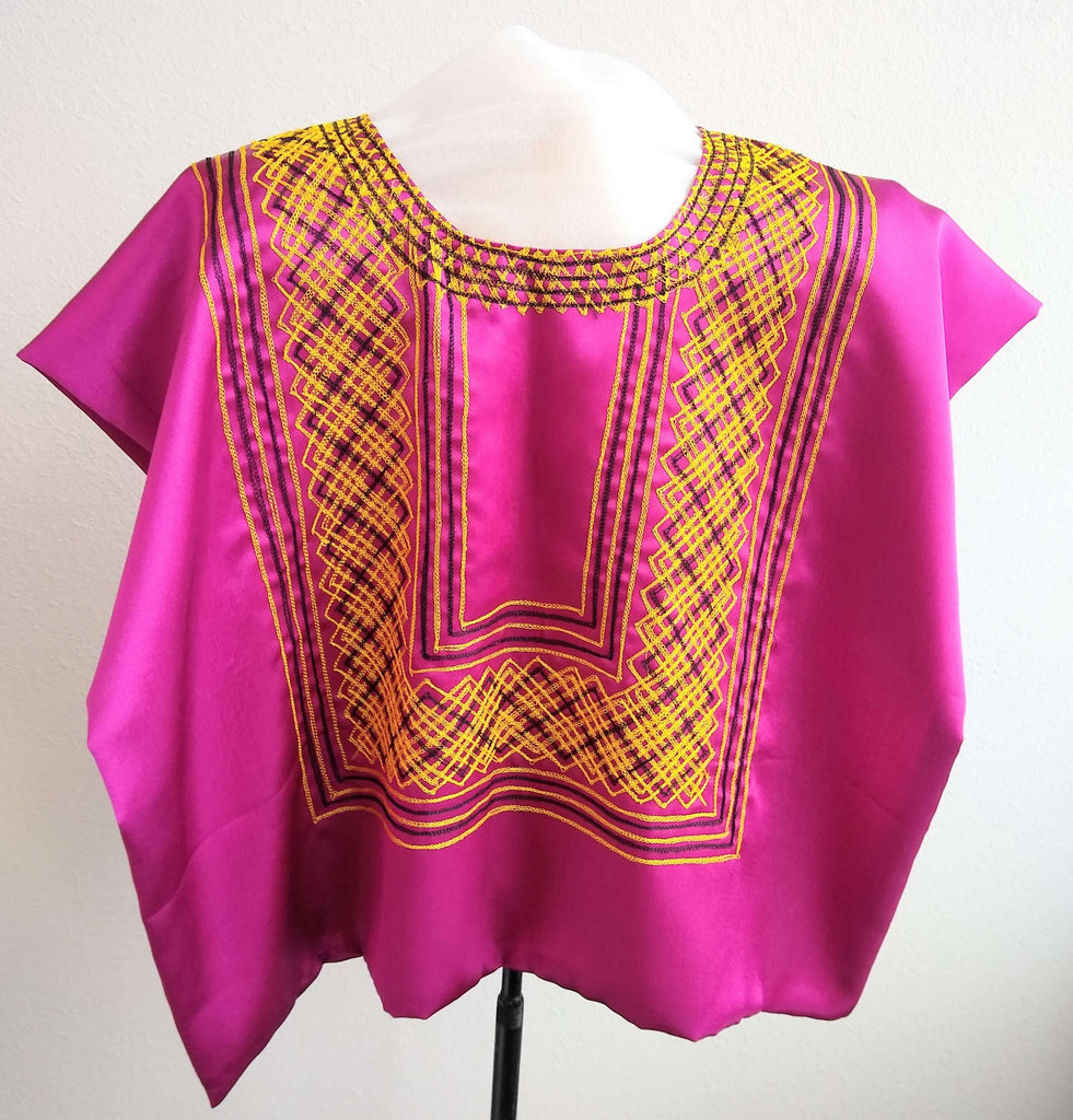 Huipil Tehuana - 27" W x 25" L