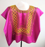 Huipil Tehuana - 27" W x 25" L