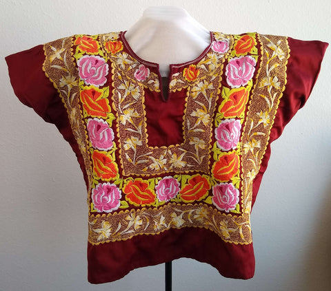 Huipil Tehuana - 23" W x 21" L