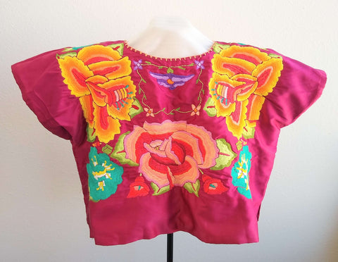 Huipil Tehuana - 23" W x 19" L