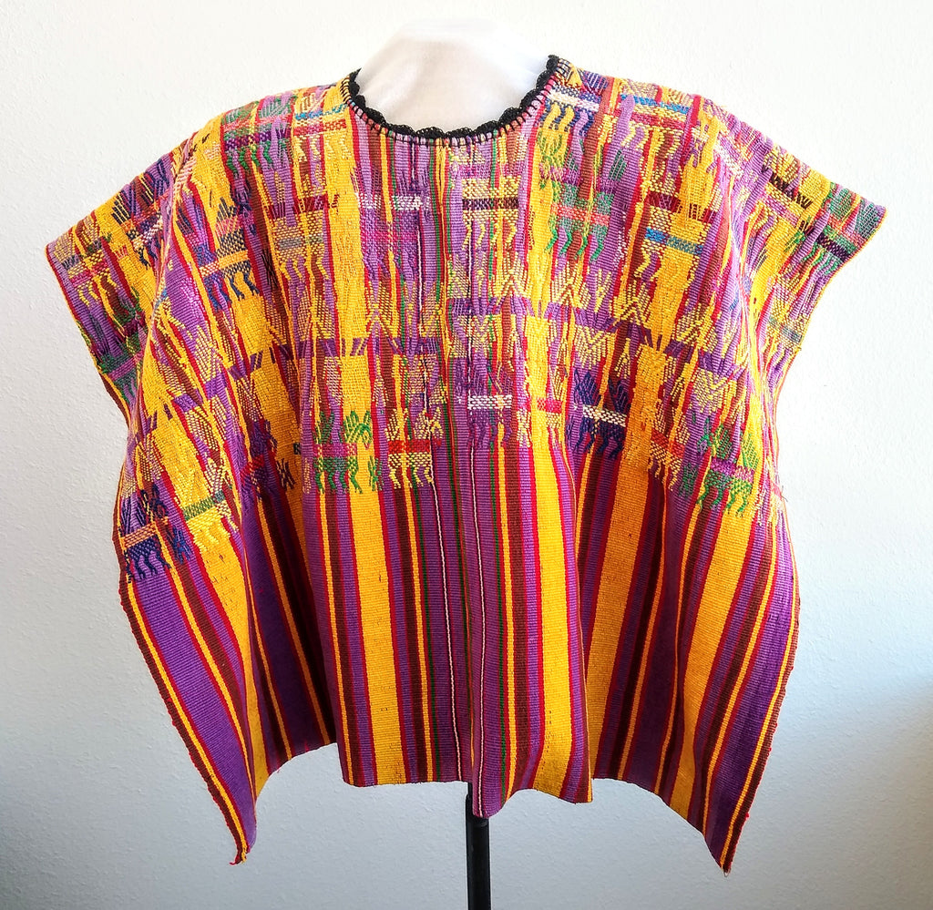 Huipil San Juan Sacatepequez, Guatemala - 29" W x 23" L