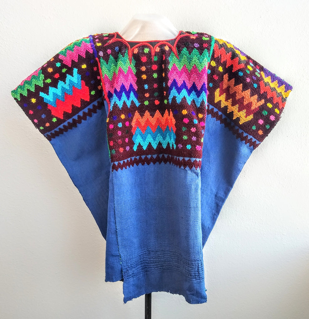 Huipil Chichicastenanga, Guatemala - 32" W x 30" L