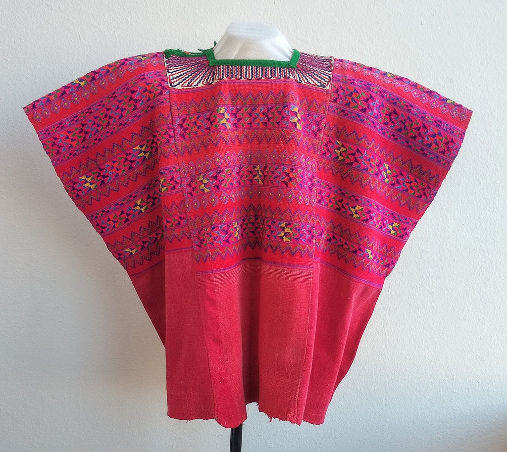 Huipil, Iodos Santos, Guatemala - 29" W x 25.5" L