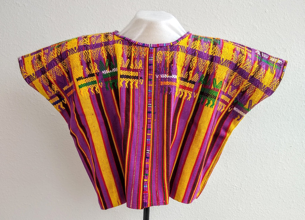 Huipil San Juan Sacatepequez, Guatemala (Child's) - 23" W x 17" L