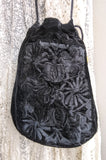 Embroidered Velvet Bag from Guatemala