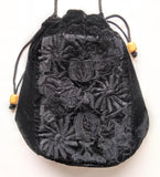 Embroidered Velvet Bag from Guatemala
