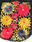 Embroidered Velvet Bag from Guatemala