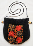 Embroidered Velvet Bag from Guatemala