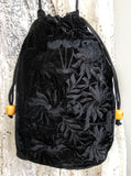 Embroidered Velvet Bag from Guatemala