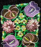 Embroidered Velvet Bag from Guatemala