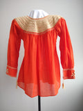 Blouse/Blusa, Mexico - 21" W x 27" L