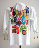 Chiapas Blouse/Blusa, Mexico -21.75" W x 24" L