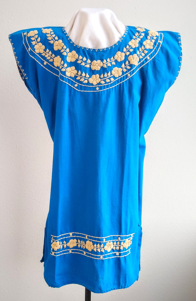 Oaxaca Blouse/Blusa, Mexico - 20.5" W x 33" L