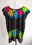 Jalapa Blouse/Blusa, Mexico - 20" W x 28" L