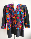 Chiapas Blouse/Blusa, Mexico - 25.5" W x 26" L