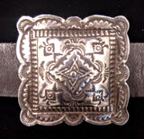 Navajo Sterling Silver Concho Belt by Vincent Platero SOLD
