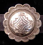 Navajo Sterling Silver Concho Belt by Vincent Platero SOLD