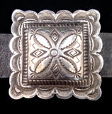 Navajo Sterling Silver Concho Belt by Vincent Platero SOLD