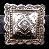 Navajo Sterling Silver Concho Belt by Vincent Platero SOLD