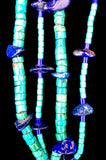Navajo Sterling Silver, Turquoise, Lapis, and Buffalo Nickel Necklace by Betty Yellowhorse (SOLD)