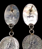 Navajo Sterling Silver and Turquoise Earrings by Betty Yellowhorse (SOLD)