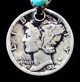 Navajo Sterling Silver and Turquoise Earrings by Betty Yellowhorse