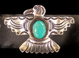 Navajo Sterling Silver and Turquoise Concho Belt by Albert and Jacqualine Cleveland