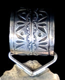 Navajo Sterling Silver, Turquoise, and Coin Pendant by Betty Yellowhorse