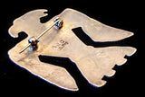 Navajo Sterling Silver and Turquoise Pin by Albert and Jacqualine Cleveland HOLD