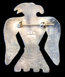 Navajo Sterling Silver and Turquoise Pin by Albert and Jacqualine Cleveland HOLD