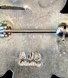 HOLD Navajo Sterling Silver and Turquoise Pin by Albert and Jacqualine Cleveland