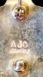 Navajo Sterling Silver and Turquoise Pin by Albert and Jacqualine Cleveland HOLD
