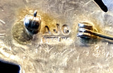 Navajo Sterling Silver and Turquoise Pin by Albert and Jacqualine Cleveland HOLD