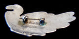 Navajo Sterling Silver and Turquoise Pin by Albert and Jacqualine Cleveland HOLD