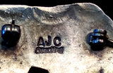 Navajo Sterling Silver and Turquoise Pin by Albert and Jacqualine Cleveland HOLD