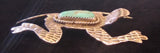 Navajo Sterling Silver and Turquoise Pin by Albert and Jacqualine Cleveland HOLD