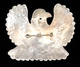 Navajo Sterling Silver and Turquoise Pendant Pin by Albert Cleveland