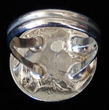 Navajo Sterling Silver Buffalo Nickel Ring by Betty Yellowhorse