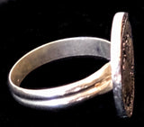 Navajo Sterling Silver Buffalo Nickel Ring by Betty Yellowhorse