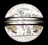 Navajo Sterling Silver Buffalo Nickel Ring by Betty Yellowhorse