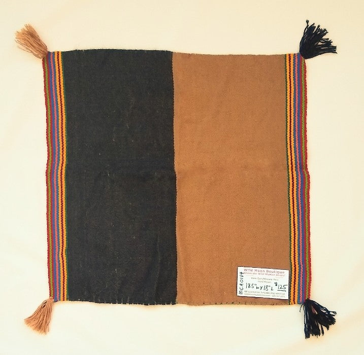 Q'ero Style Mesa/Mestana/Despacho Cloth - 18.5" X 18"