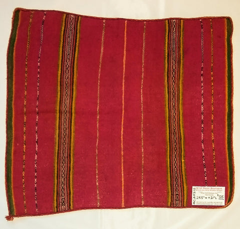 Q'ero Style Mesa/Mestana Cloth - 24.5" X 21"